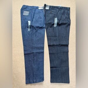 Roundtree&York Blue and Dark Blue Denim Pants